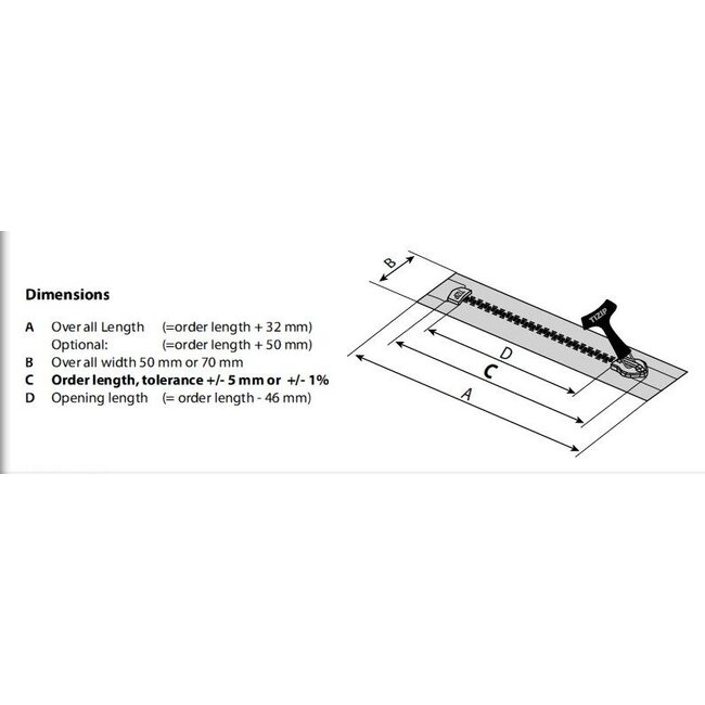 Tizip Tizip droogpakrits