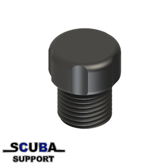 Divesoft Hose cap 9/16-18 UNF