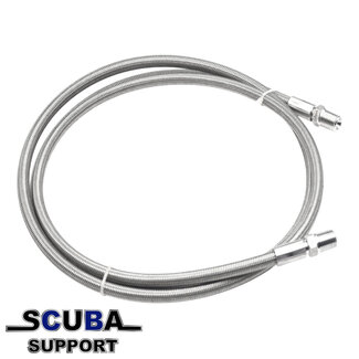 Scuba Support 1.8 m high-pressure steel-braided hose – Thread 1/8 NPT