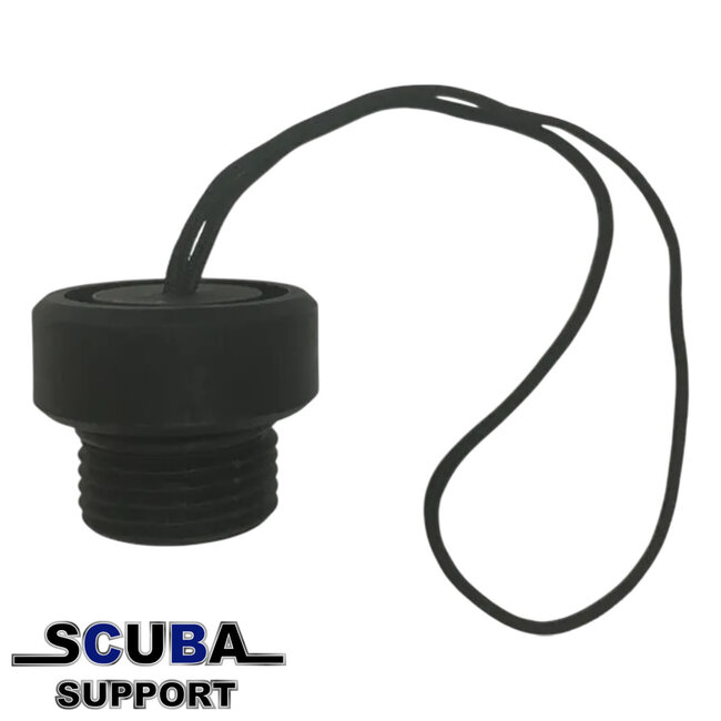 Scuba Support DIN Afsluitdop voor Kraan Male