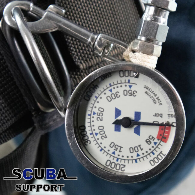 Halcyon Master Submersible Pressure Gauge (Dual face PSI/BAR) 63mm