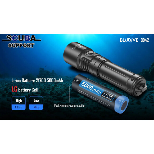 BLUDIVE 2500 Lumen Duiklamp BD42