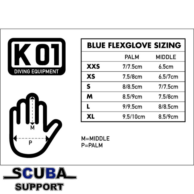 K01 Blue Flexglove
