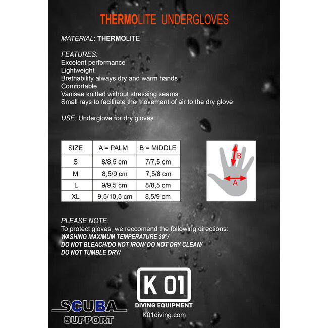 K01 Thermolite Gloves