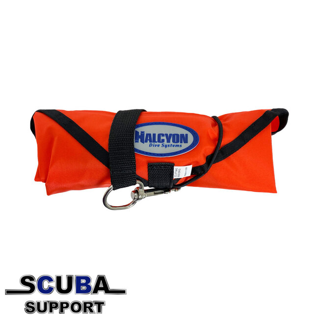 Halcyon Deco buoy, 80-lb (36.3 kg) Lift Bag, closed circuit