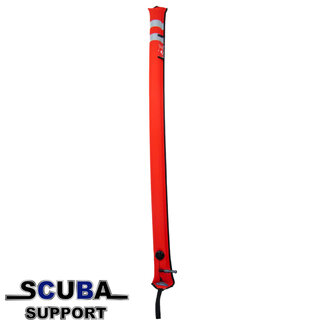 Halcyon Deco boei, Super SLIM Diver's Alert Marker, 6' (1.8 m) long, closed circuit