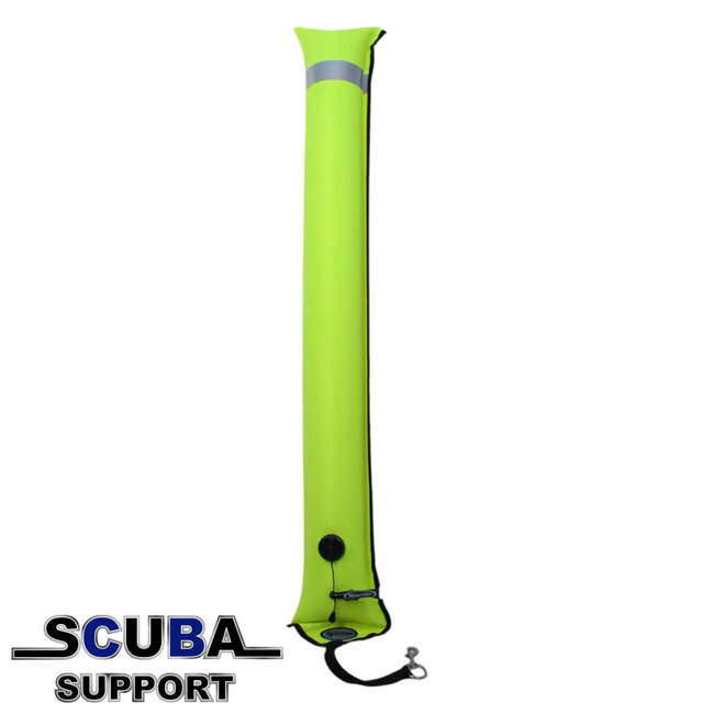 Halcyon Deco buoy, Big Diver's Alert Marker, 4.5' (1.4 m) long, closed circuit