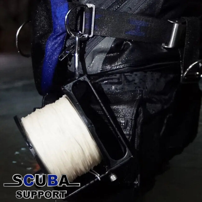 Halcyon Pathfinder 800' (244 m) Exploration Reel, 24 Line, SS Double End Clip