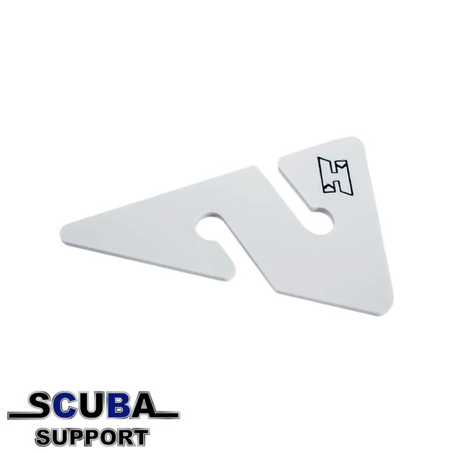 Halcyon Line Arrows, white w/ blue H logo, (set of 10)