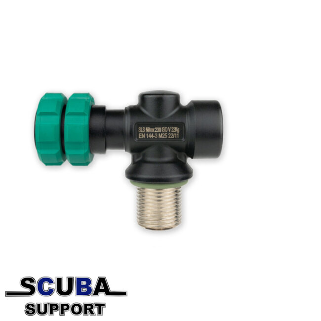 NAUTEC SLS Valve / Nitrox 232 / DarkLine (M26x2)