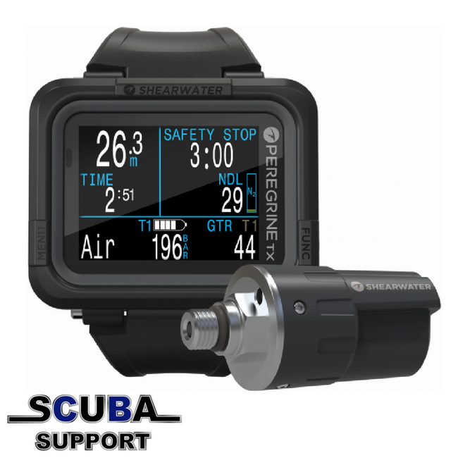 Shearwater Peregrine TX Dive computer + Swift transmitter