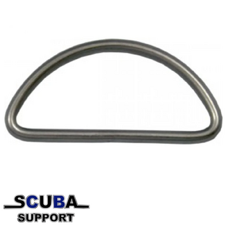DirZone D-ring, rvs 50mm low profile