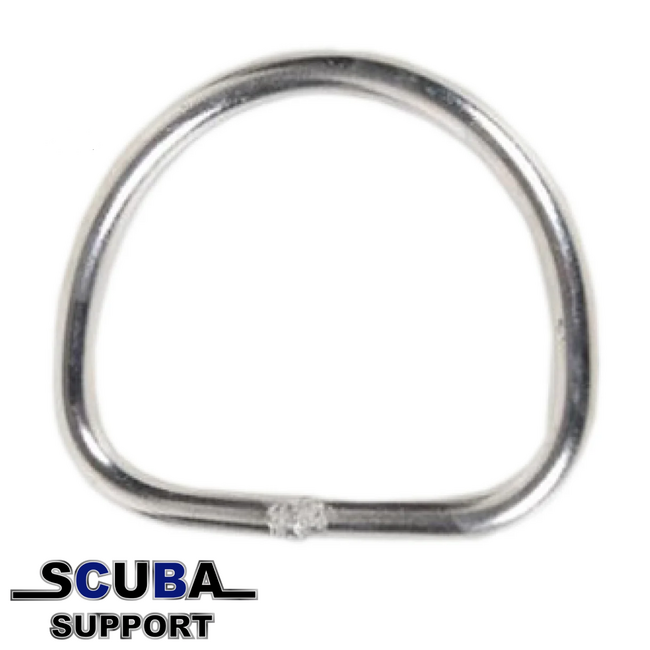 DirZone D-ring, stainless 50mm