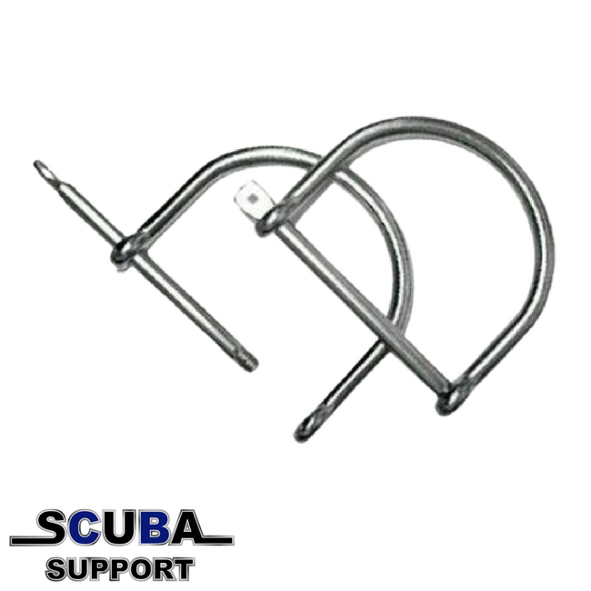 Scuba Support D-ring Stainless steel, removable