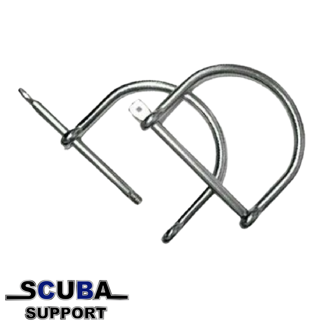 D-ring Stainless steel, removable - Scuba Support