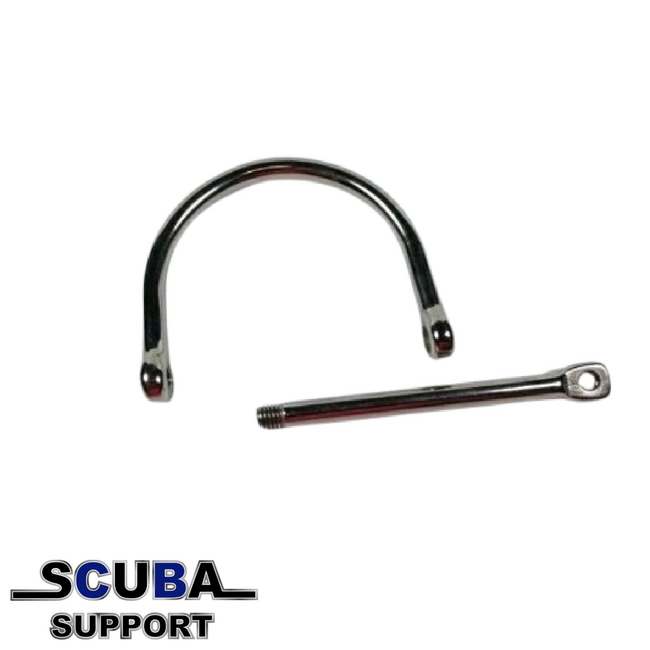 Scuba Support D-ring Stainless steel, removable