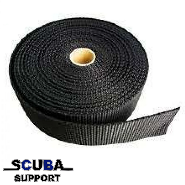 Scuba Support Webbing soepel voor harnas 50mm