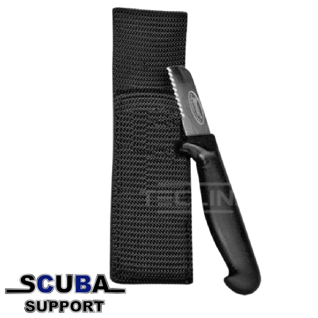 Tecline Duikmes Knife with pocket