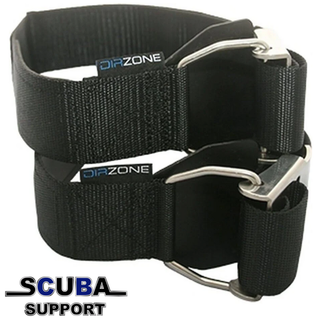 DirZone Tank Bands SS Cam Buckles per paar