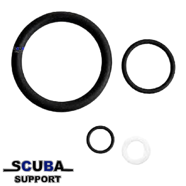 Scuba Support O-ring Kit for mono valve incl. teflon rings - O2 compatible
