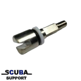 Beaver Valve stem with o-ring and teflon ring