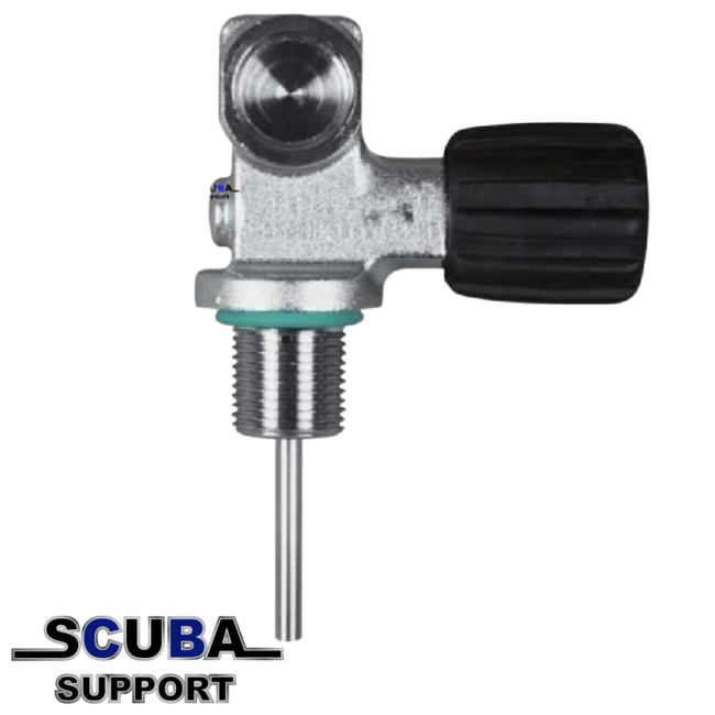 Scubatec Tank valve, mono M25x2 Din/Int (left)