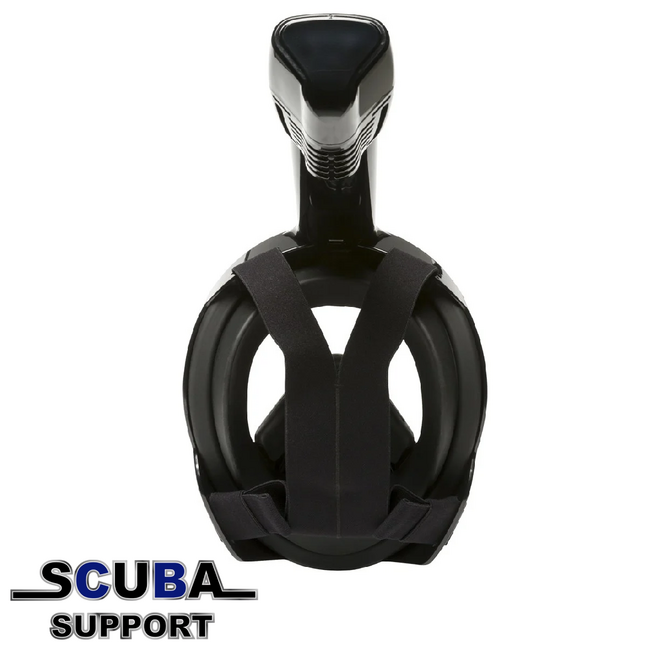 Atlantis Full Face Snorkelmasker Black
