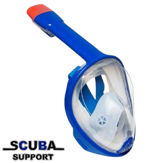 Atlantis Full Face Snorkelmask Bright Blue