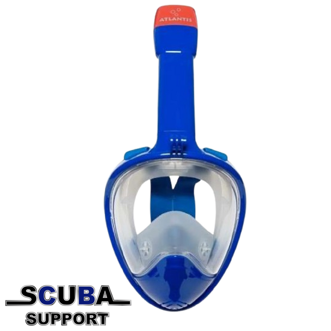 Atlantis 2.0 Full Face Snorkelmasker Ocean Blue