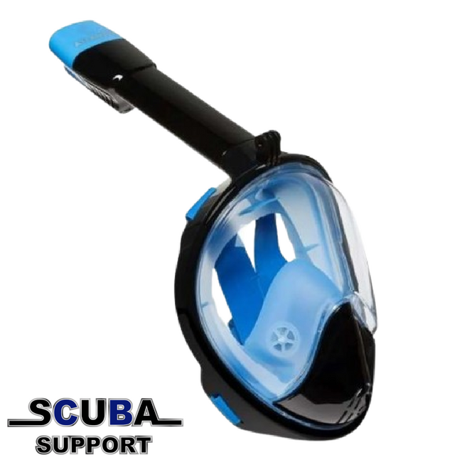 Atlantis 2.0 Full Face Snorkelmask Black/Blue