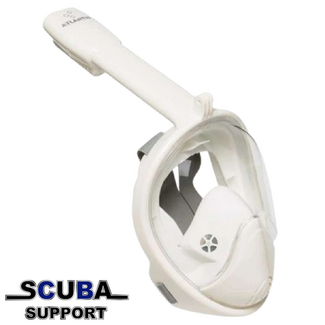 Atlantis 2.0 Full Face Snorkelmask White