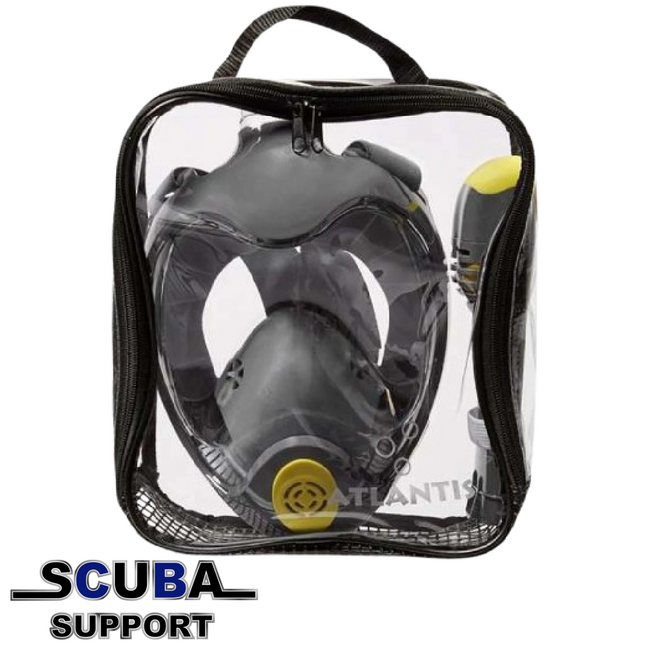 Atlantis TriTon Full Face Snorkelmasker Grey/Lime