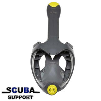Atlantis TriTon Full Face Snorkelmask Grey/Lime