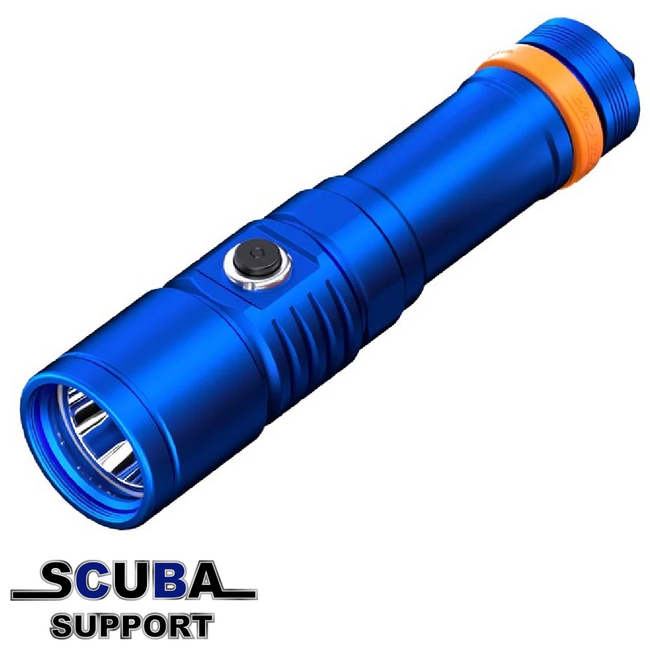 OrcaTorch D710 Duiklamp ( met extra batterij )