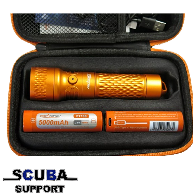 OrcaTorch X7 Dive lamp