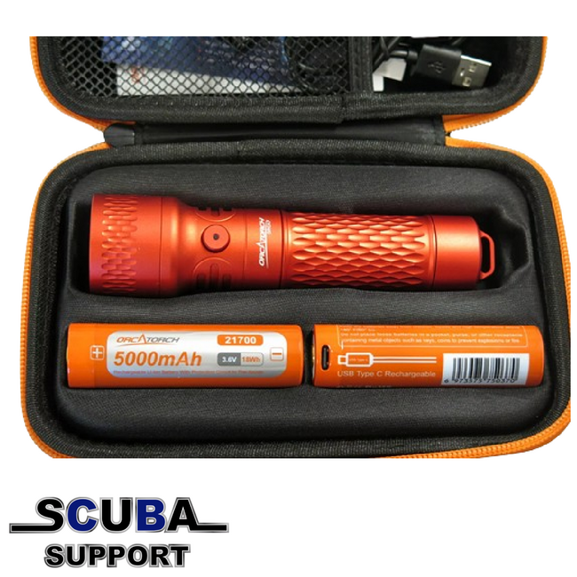 OrcaTorch X7 Dive lamp