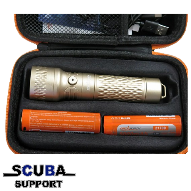 OrcaTorch X7 Dive lamp