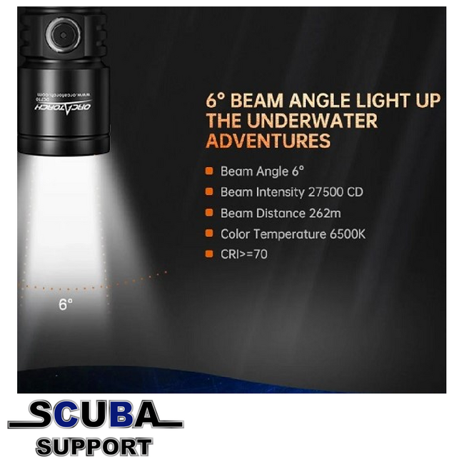 OrcaTorch DC710 Dive lamp