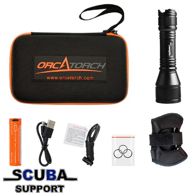 OrcaTorch D550 Duiklamp