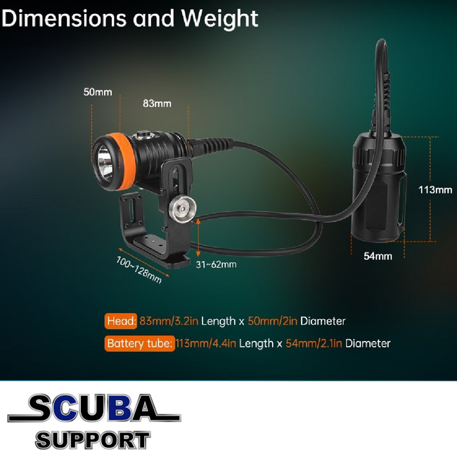 OrcaTorch D620 V2.0 Cable lamp
