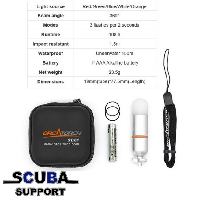 OrcaTorch SD01 Beacon light