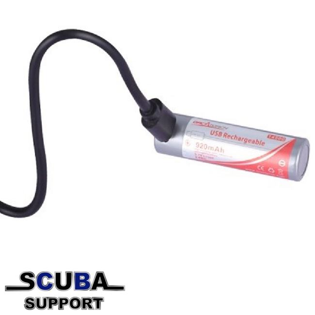 OrcaTorch Battery 14500usbC