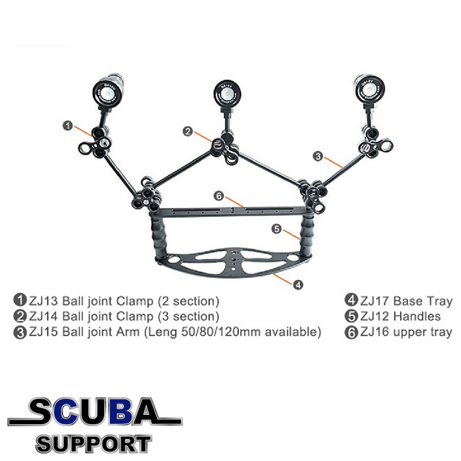 OrcaTorch ZJ12 Handle with ball