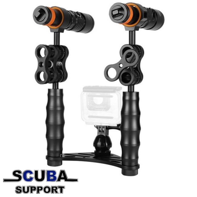 OrcaTorch 2 x D710V MK2 Video lights set