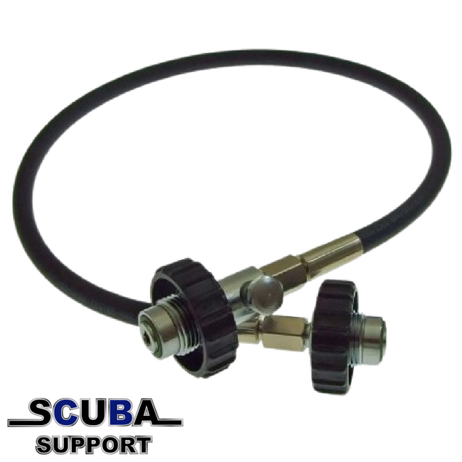 Scuba Support Fill Whip / Decanting hose DIN-DIN