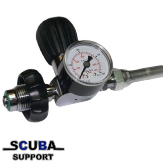 DirZone Fill Whip / Decanting hose DIN-DIN incl pressure gauge 500cm