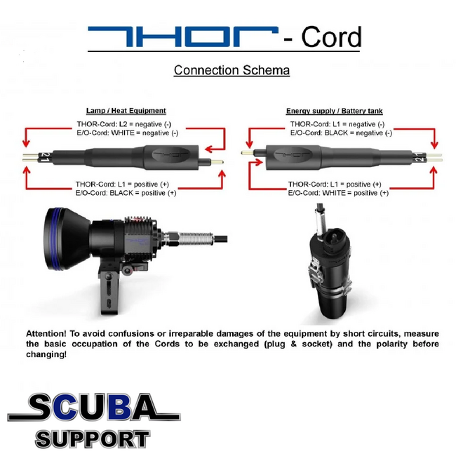 Thor Offshore Engineering Thor E/O cord 125cm