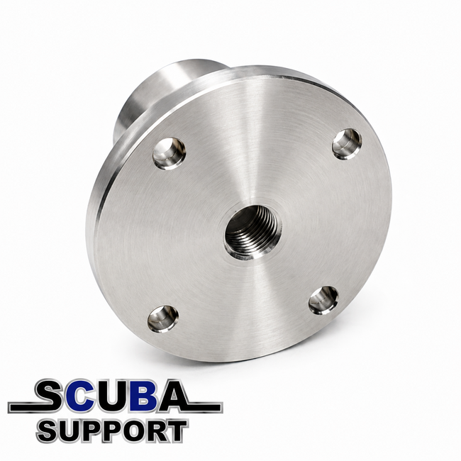 Dive Elements Dive Elements Stainless Steel High Pressure Bench Mount G3/4 (300 Bar)