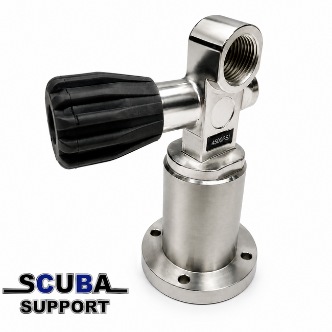 Dive Elements Dive Elements Stainless Steel High Pressure Bench Mount G3/4 (300 Bar)