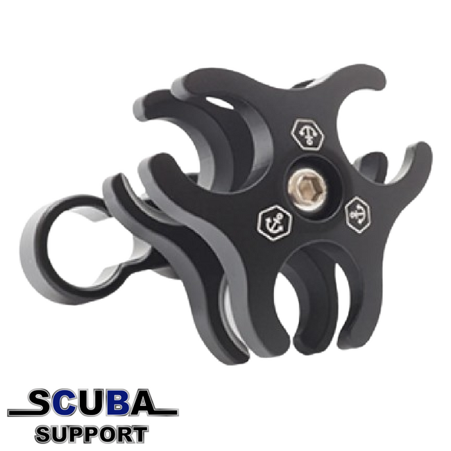 Anchor Dive Lights LUGNAQUILLA Triple Ball Clamp